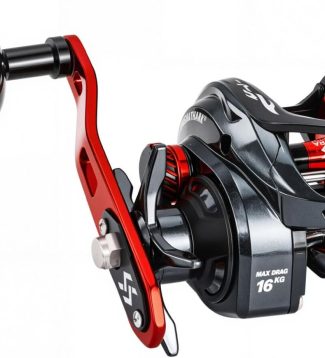 Sougayilang Baitcaster Fishing Reel, 400 Size with 35lbs Max Drag 6.3:1 Gear Ratio, Low Profile Casting Reel for Musky